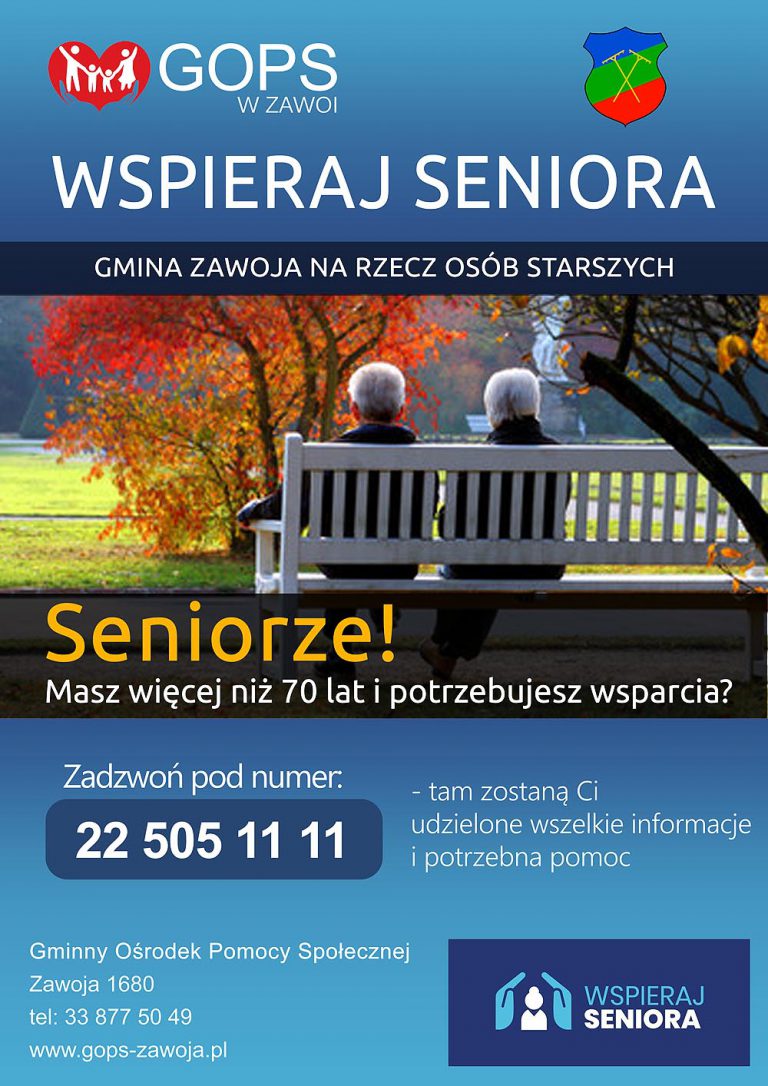 Program Wspieraj Seniora - plakat